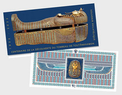 France Frankreich  MNH ** 2022 06.27.22 Tutankhamun's Tomb Block - Neufs