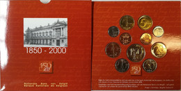 FLEURS DE COINS / STEMPELGLANS / STEMPELGLANZ / BRILLIANT UNCIRCULATED COINS - FDC - 2000 -150 Ans De La BNB - FDC, BU, BE & Coffrets