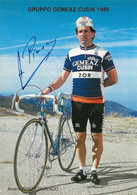 CARTE CYCLISME ALVARO PINO TEAM GEMEAZ - ZOR 1985 - Ciclismo