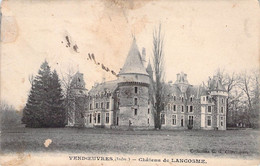 CPA - 36 - VENDOEUVRES - Chateau De LANCOSME - Andere & Zonder Classificatie