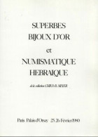 Superbes Bijoux D'or Et Numismatique Hebraique De La Collection Child B. Meyer - Livres & Logiciels