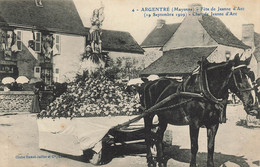 53 - MAYENNE - ARGENTRÉ - Fête De Jeanne D'Arc - Char Décoré - 19 Septembre 1909 - Superbe - 10147 - Argentre