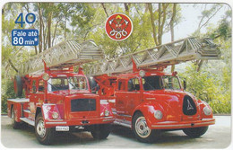 BRASIL V-151 Magnetic Telefonica - Traffic, Truck, Fire Engine - Used - Brazil