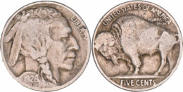 Etats-Unis - 1926 - Five Cents Buffalo - Km#134 - 07-028 - 1913-1938: Buffalo