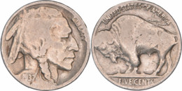 Etats-Unis - 1937 - Five Cents Buffalo Nickel - Km#134 - 07-031 - 1913-1938: Buffalo