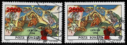 Rumänien 1998,Michel# 5372 O Christmas Issue Of 1994 - Overprinted - Used Stamps
