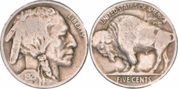 Etats-Unis - 1921 - Five Cents Buffalo Nickel - Km#134 - 07-032 - 1913-1938: Buffalo