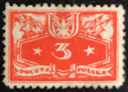 Polska - Polen - C11/27 - MH - 1920 - Michel 1 - Cijfer - Dienstzegels