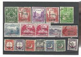 56075 ) Collection  Pakistan Service Overprint Postmark - Pakistan