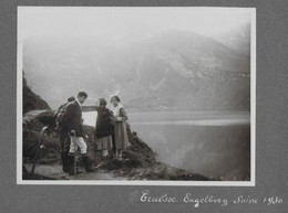 SUISSE / 2  TRES BELLES ET GRANDES PHOTOS / TRUBSEE ENGELBERG 1930 - Trub