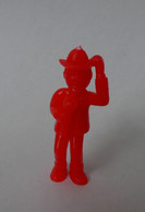 RARE FIGURINE PUBLICITAIRE Monochrome Rouge Rose - EL CHAVO DEL OCHO Pérou Mexique PROFESOR JIRAFALES Pas Dunkin - Autres & Non Classés