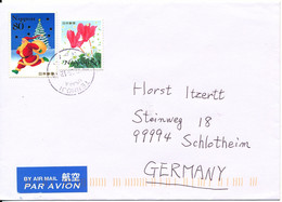 Japan Cover Sent Air Mail To Germany 23-11-2005 Topic Stamps - Covers & Documents