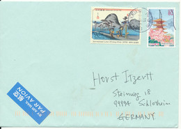 Japan Cover Sent Air Mail To Germany 23-3-2006 Topic Stamps - Storia Postale