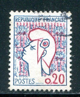 FRANCE- Y&T N°1282- Oblitéré - 1961 Marianne De Cocteau