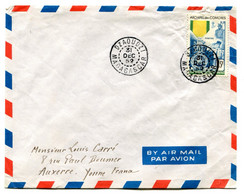 RC 23522 COMORES 1952 MEDAILLE MILITAIRE OBLITÉRATION DZAOUZI MADAGASCAR - Briefe U. Dokumente
