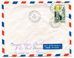 RC 23523 MADAGASCAR 1952 MEDAILLE MILITAIRE OBLITÉRATION ANTALAHA - Storia Postale