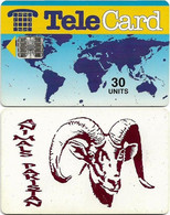 Pakistan - TeleCard - Animals Pakistan, Capricorn (With 1 Dot At Right Middle), SC7, 30U, Used - Pakistan