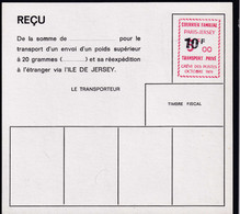 France Grève N° 10 F.s.5 F  Rouge   "du Courrier Familial"  Essai Sur Reçu - Autres & Non Classés