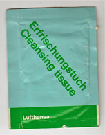 Lufthansa Erfrischungstuch Cleansing Tissue - Reclamegeschenk