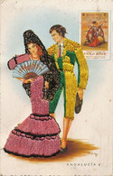 Embroidery Woman And Torero   Very Nice Dress. Bullfighting  Broderie Brodée Femme Torero Tauromachie - Corrida