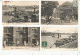 Cp , 93, SAINT DENIS ,LOT DE 4 CARTES POSTALES - Saint Denis