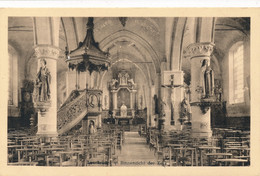 LOCHRISTI  BINNENZICHT DER KERK       2 SCANS - Lochristi