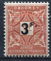 Dahomey      Taxe      18 * - Neufs