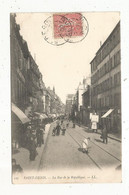 Cp , 93,  SAINT DENIS, La Rue De La République, Voyagée 1906 - Saint Denis