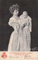 CPA - FAMILLE ROYALE - Madame La Princesse Albert Et Mgr Le Prince Léopold - Königshäuser