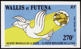 Wallis Et Futuna  Non Dentelés Poste Aérienne N°153 270f Journée Mondiale De La Poste Qualité:** - Imperforates, Proofs & Errors