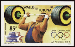 Wallis Et Futuna  Non Dentelés Poste Aérienne N°133 85f Jeux Olympiques De Los Angelès Qualité:** - Imperforates, Proofs & Errors
