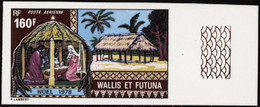 Wallis Et Futuna  Non Dentelés Poste Aérienne N°85 160f Noël Qualité:** - Sin Dentar, Pruebas De Impresión Y Variedades