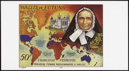 Wallis Et Futuna  Non Dentelés N°495 50f Françoise Perroton Qualité:** - Geschnittene, Druckproben Und Abarten