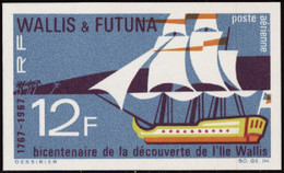 Wallis Et Futuna  Non Dentelés Poste Aérienne N°31 12f Découverte De Wallis Qualité:** - Sin Dentar, Pruebas De Impresión Y Variedades