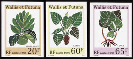 Wallis Et Futuna  Non Dentelés N°480 /482 Arbustes Locaux (3 Valeurs) Qualité:** - Geschnittene, Druckproben Und Abarten