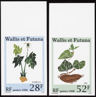 Wallis Et Futuna  Non Dentelés N°487 /488 Plantes (2 Valeurs) Qualité:** - Sin Dentar, Pruebas De Impresión Y Variedades