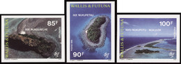 Wallis Et Futuna  Non Dentelés N°473 /475 Vues Aériennes Des îles Du Lagon (3 Valeurs) Qualité:** - Geschnittene, Druckproben Und Abarten