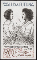 Wallis Et Futuna  Non Dentelés N°466 90f Princesses Ouvéennes Qualité:** - Sin Dentar, Pruebas De Impresión Y Variedades