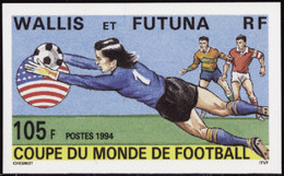 Wallis Et Futuna  Non Dentelés N°465 105f Coupe Du Monde De Football Qualité:** - Sin Dentar, Pruebas De Impresión Y Variedades