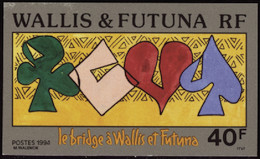 Wallis Et Futuna  Non Dentelés N°468 40f Bridge Qualité:** - Geschnittene, Druckproben Und Abarten