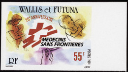 Wallis Et Futuna  Non Dentelés N°407 55f Médecin Sans Frontière Qualité:** - Non Dentellati, Prove E Varietà