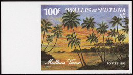 Wallis Et Futuna  Non Dentelés N°404 A 100f Meilleurs Vœux Qualité:** - Non Dentellati, Prove E Varietà