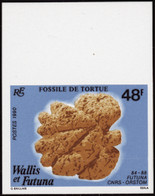 Wallis Et Futuna  Non Dentelés N°394 48f Fossile De Tortue Qualité:** - Imperforates, Proofs & Errors