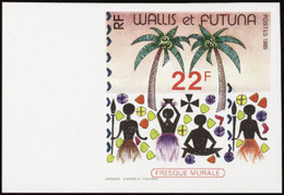 Wallis Et Futuna  Non Dentelés N°388 22f Fresque Murale Qualité:** - Imperforates, Proofs & Errors