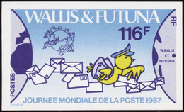 Wallis Et Futuna  Non Dentelés N°368 116f Journée Mondiale De La Poste Qualité:** - Imperforates, Proofs & Errors