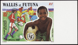 Wallis Et Futuna  Non Dentelés N°343 95f Mexico' 86 Qualité:** - Non Dentelés, épreuves & Variétés