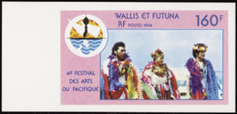 Wallis Et Futuna  Non Dentelés N°321 160f Festival Des Arts Du Pacifique Qualité:** - Geschnittene, Druckproben Und Abarten