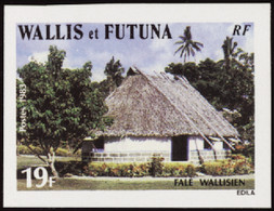 Wallis Et Futuna  Non Dentelés N°302 19f Habitat Qualité:** - Sin Dentar, Pruebas De Impresión Y Variedades