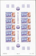 Wallis Et Futuna  Non Dentelés N°285 Philexfrance 82 Feuille De 10 Timbres Qualité:** - Non Dentelés, épreuves & Variétés