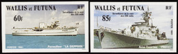 Wallis Et Futuna  Non Dentelés N°279 /280 Navires De Guerre De Surveillance (2 Valeurs) Qualité:** - Non Dentellati, Prove E Varietà